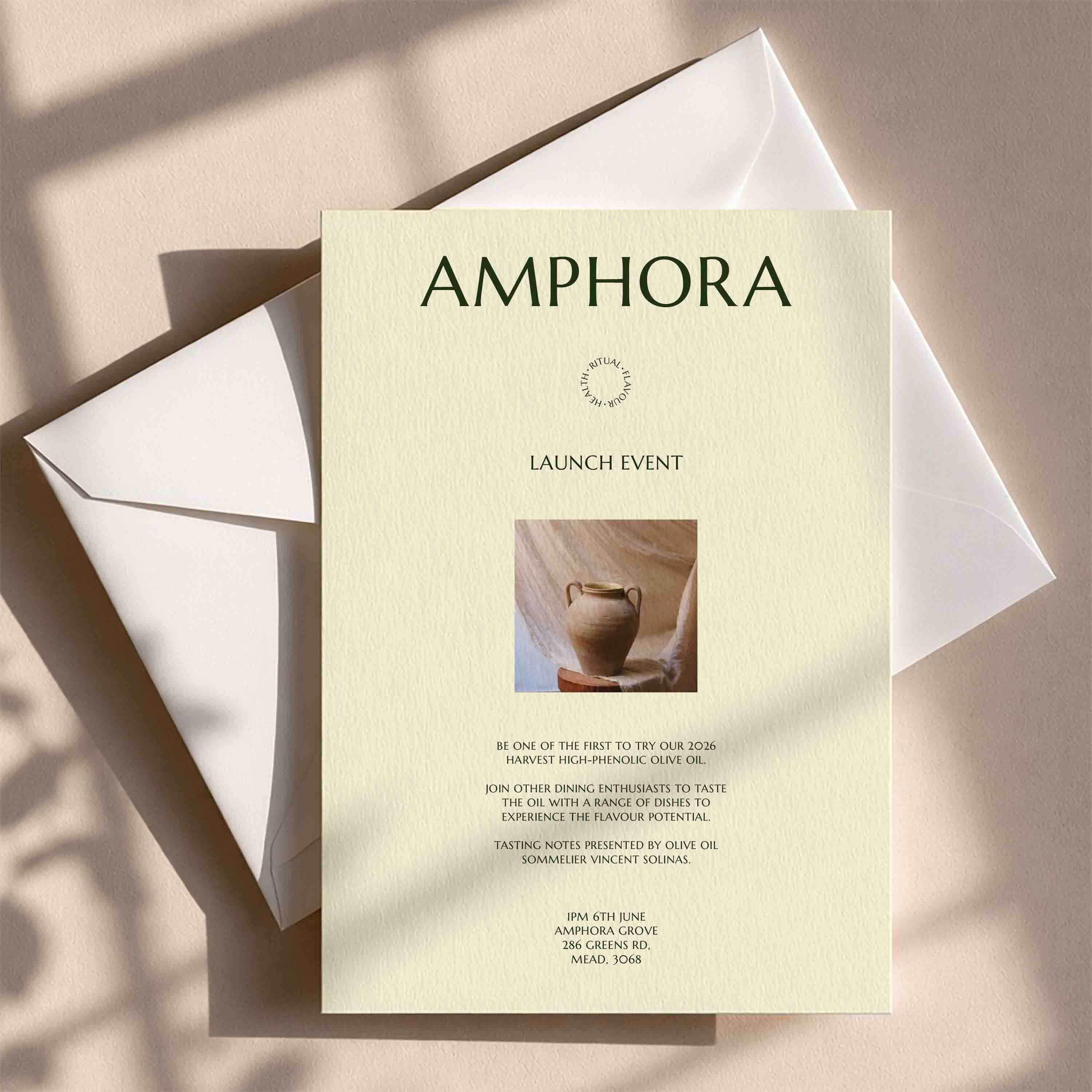 Amphora Invitation
